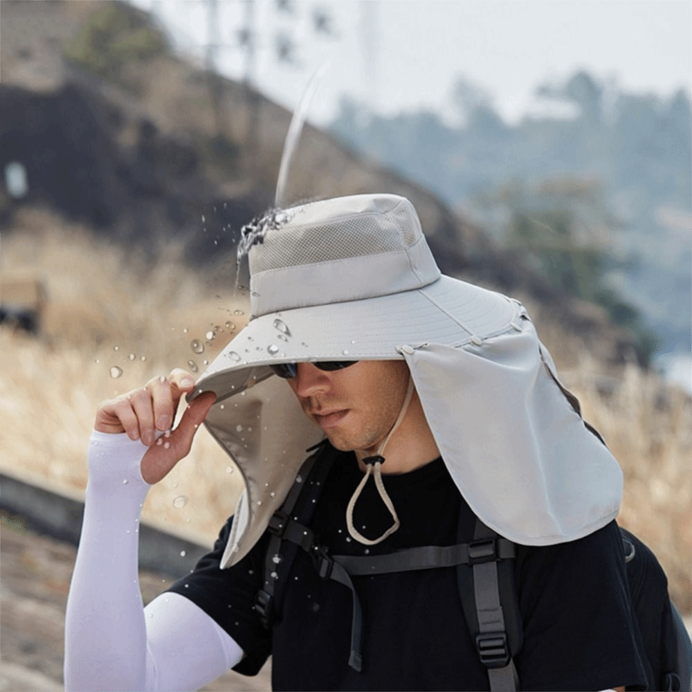 Simple Cloth Men Sun Hat Neck  - Visor Sun Hat recension och pris