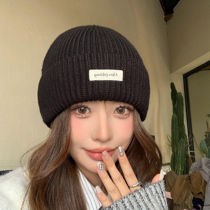 Winter Beanie Hat Label Patch  - Beanie Cuffed Knit recension och pris