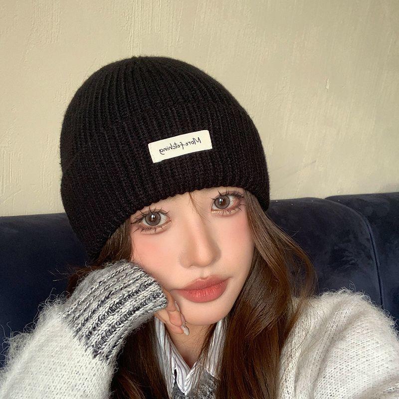 Winter Beanie Hat Label Patch  - Beanie Cuffed Knit recension och pris