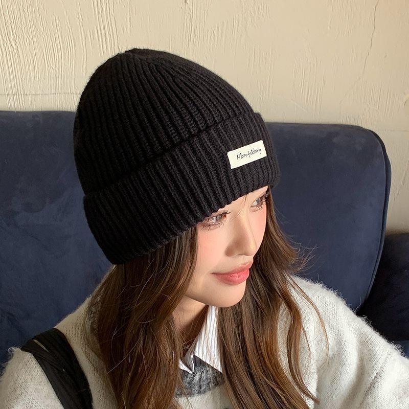 Winter Beanie Hat Label Patch  - Beanie Cuffed Knit recension och pris