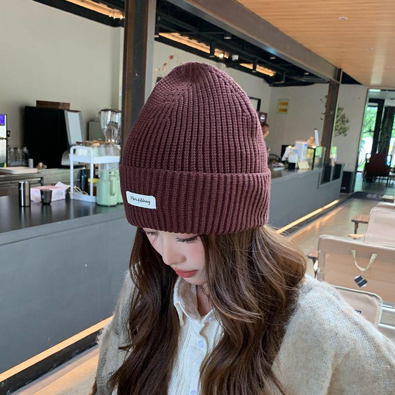 Winter Beanie Hat Label Patch  - Beanie Cuffed Knit recension och pris